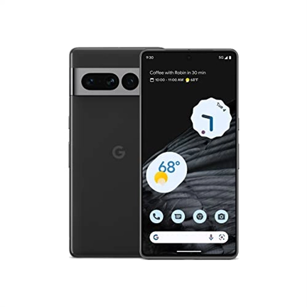 Google Pixel 7 Pro - 5G Android Phone - Unlocked Smartphone with Telephoto , Wide Angle Lens, and 24-Hour Battery - 512GB - Obsidian