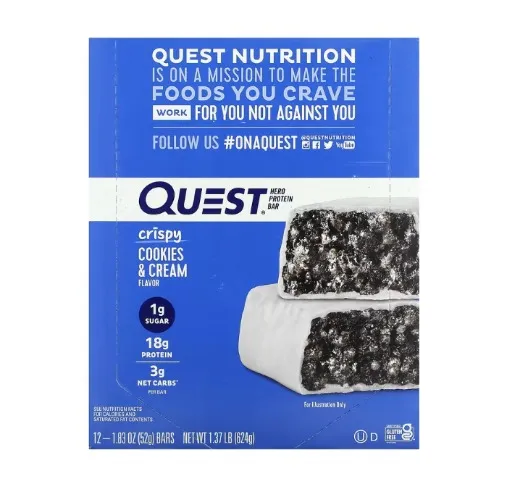 Quest Protein Bars | Cookies & Cream
