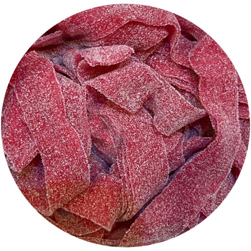 Smarty Stop All Flavor Sour Candy Belts (Red Wild Cherry, 1 Pound (Pack of 1)) - Red Wild Cherry 1 Pound (Pack of 1)