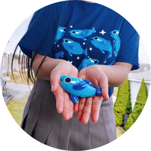 Crybaby! Plush Series - BLUE Crybaby 4 inch Plush Keychain