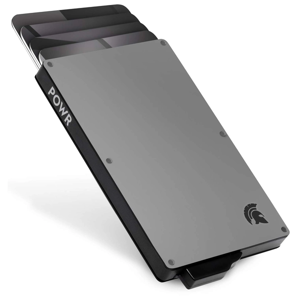 POWR RFID blokkerings kaarthouder, stijlvolle slanke portemonnee en contactloze kredietkaartbeschermer