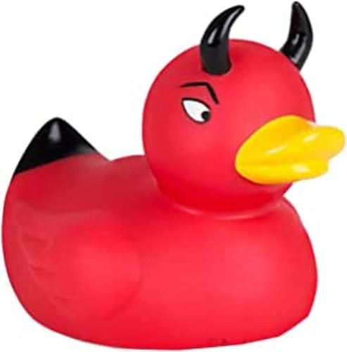 Archie McPhee Devil Duckie Rubber Duck