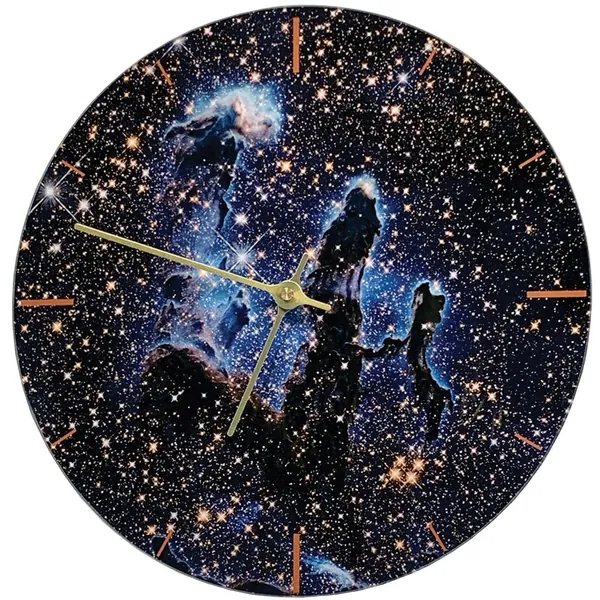 Astrophotography Glass Clock - Pillars of Creation