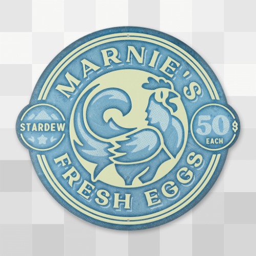 Stardew Valley Farm Signs | Marnie's Fresh Eggs