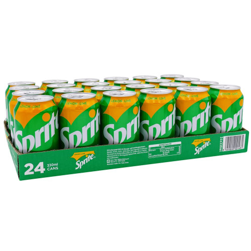 Sprite Frisdrank Blikjes 33cl Tray 24 Stuks