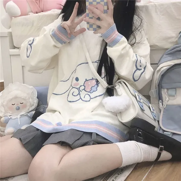 Cinnamoroll Knit Hoodie - XXL