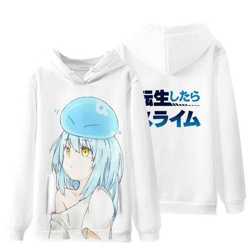 Anime That Time I Got Reincarnated as a Slime 3D Gedrukt Hoodie Rimuru Tempest Trui Unisex Lange Mouw Sweatshirt Mikami Satoru Pullover - XL - #1