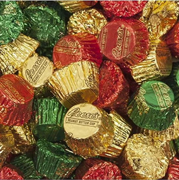 REESE'S Holiday Peanut Butter Cups Miniatures, 80 Ounce (5 Pounds) - peanut butter, chocolate 5 Pound (Pack of 1)