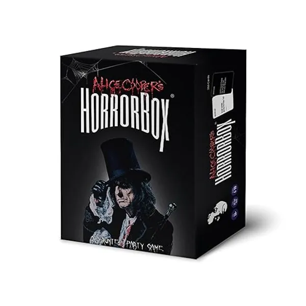 FITZ Alice Cooper's HorrorBox - The Ultimate Horror Movie Party Game! Hilariously Spooky Card Game for Family Game Night, Ages 14+, 4-10 Players, 30-60 Min Playtime, Made Games