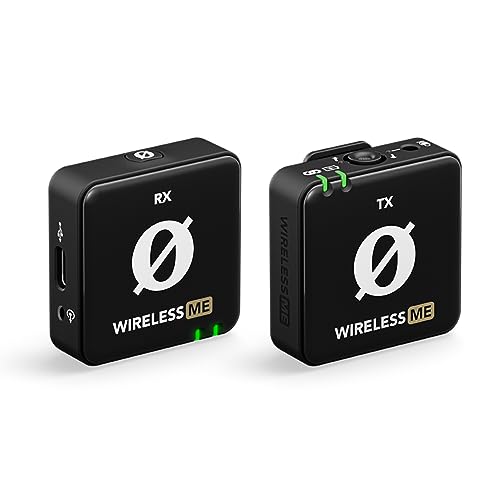 RØDE Wireless ME Ultra-compact Wireless Microphone System with Built-in Microphones, GainAssist Technology and 100m Range for Filmmaking, Interviews and Content Creation, Wireless ME - WIME Single