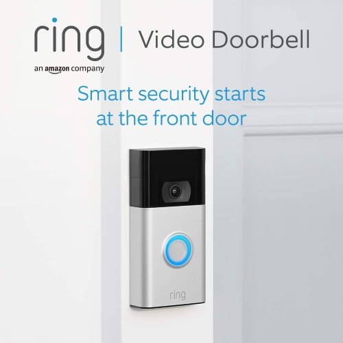 Ring Video Doorbell (2nd Gen) by Amazon | Wireless Video Doorbell Security Camera with 1080p HD Video, battery-powered, Wifi, easy installation | 30-day free trial of Ring Protect | Works with Alexa