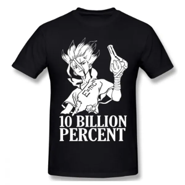 Dr. Stone - Senku "10 Billion Percent" Themed T-Shirts (15+ Colors) - T-Shirts & Tank Tops