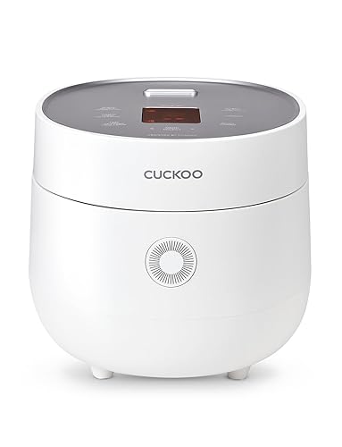 CUCKOO Modern Micom Rice Cooker 3 Cup Uncooked / 6 Cup Cooked, Electric Rice Maker with Fuzzy Logic Tech & Delay Timer, Convenient Rice Steamer with 9 Menu Settings & Keep Warm Mode, White (CR-0375F) - WHITE - 3 CUP