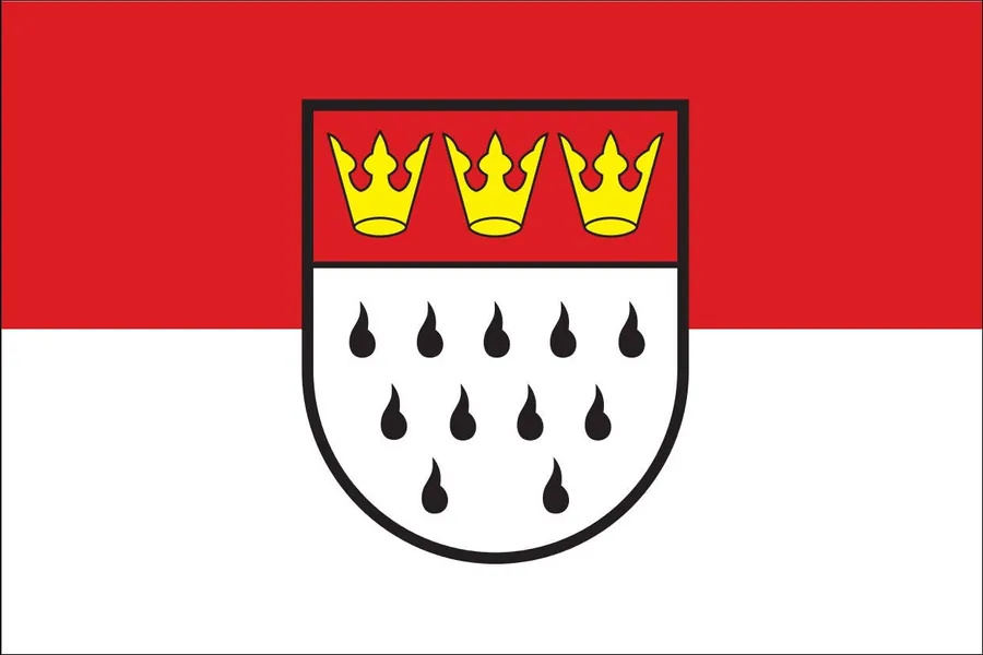 flaggenmeer® Flagge Köln 80 g/m² ca. 90 x 150 cm