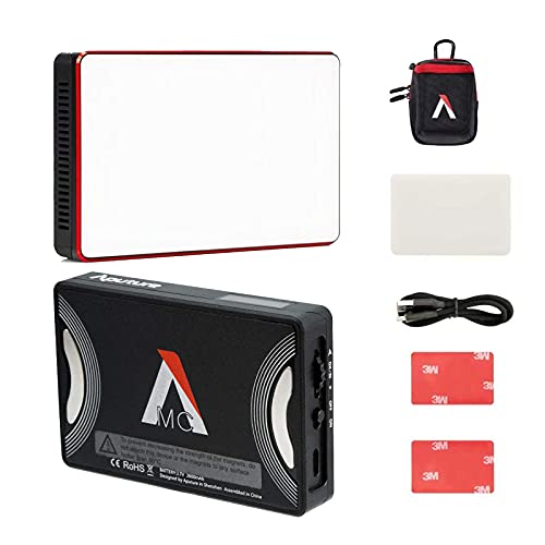 Aputure Amaran MC RGBWW Mini On Camera Video Light,3200K-6500K,CRI/TLCI 96+,HSI Mode,Support Magnetic Attraction and App Control