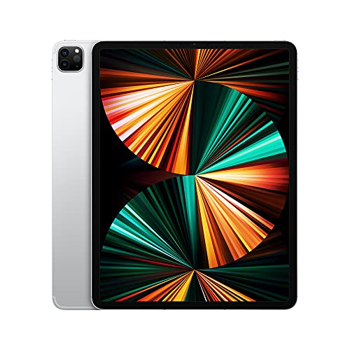 Apple iPad Pro 12.9in (5th Gen.) - 128GB - WiFi - Silver (Renewed Premium) - 128GB - Silver - Wi-Fi
