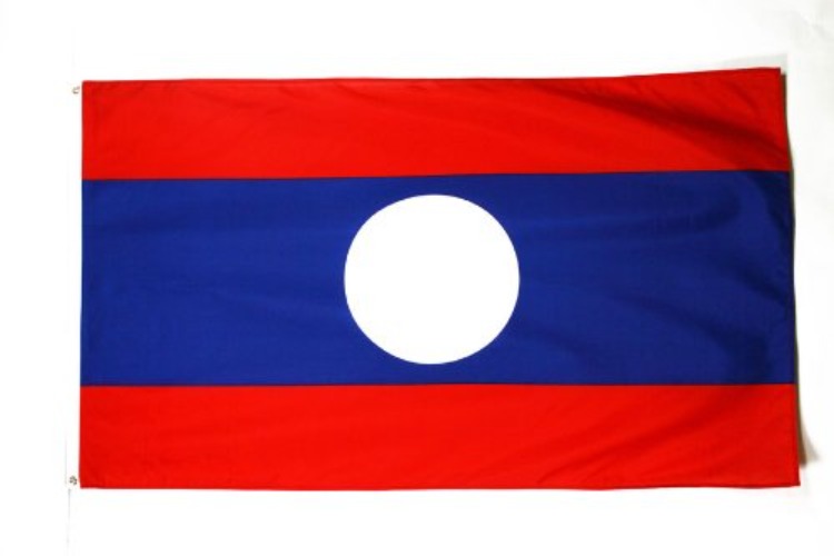 AZ FLAG Laos flagga 90 x 60 cm - laotisk flagga 60 x 90 cm - flaggor