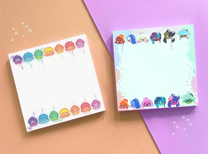 Rainbow Ink Memopads - Memo Pad Set