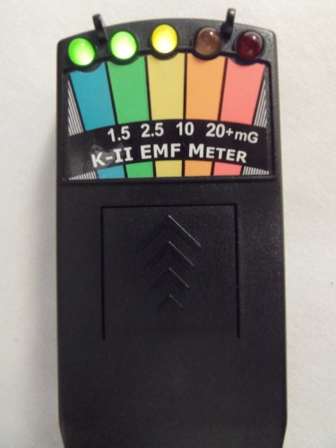 KII EMF Meter Deluxe Black - Paranormal Research Meter - Black