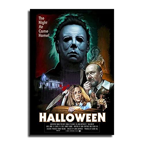 Halloween 1978 Horror Movie Poster Wall Art Aesthetic Room Decor Modern Home Canvas Painting Farmhouse Bedroom Posters & Prints 24x36inch(60x90cm) - 24x36inch(60x90cm) - Unframe-style