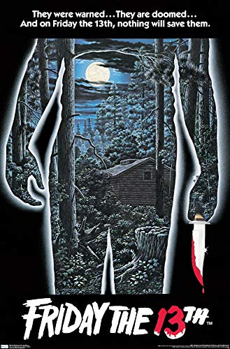 Trends International 24X36 Friday The 13Th - One Sheet Wall Poster, 24" x 36", Premium Unframed Version - 24.00" x 36.00" - Premium Unframed Version