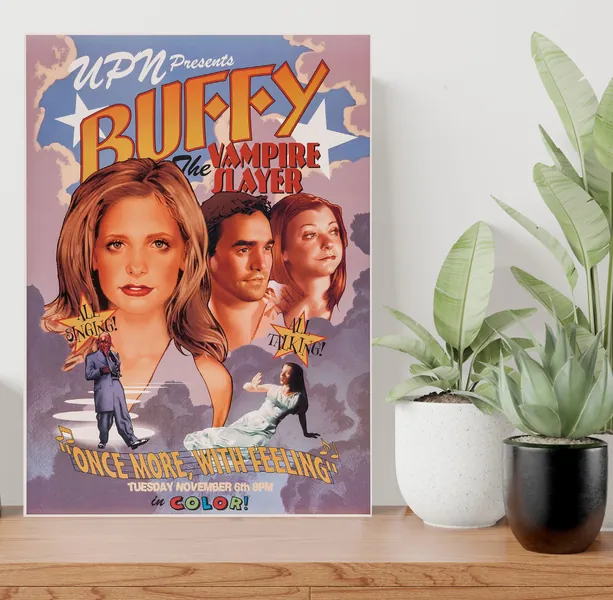 Buffy contre les vampires Grande affiche Art Print Cadeau A0 A1 A2 A3 A4 A5