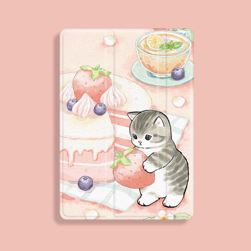 Cute Kawaii iPad Cases with Shockproof Protection - Pink