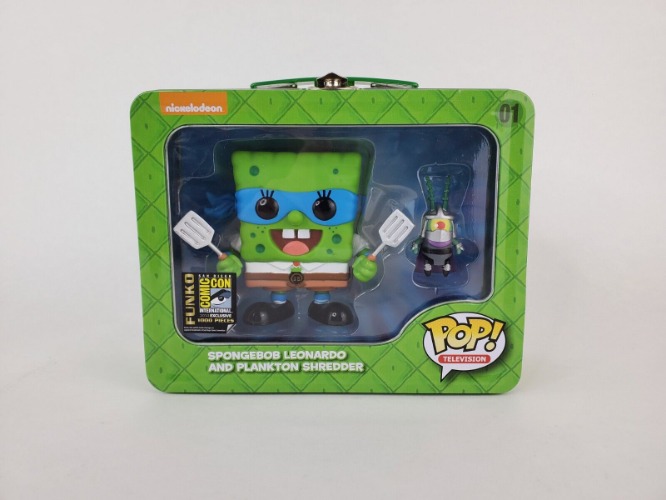 Funko POP Spongebob Leonardo Ninja Turtles SDCC 2014 Shredder Comic Con TMNT