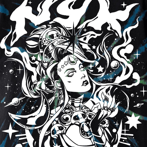 Night Incarnate | Unisex L / Black Galaxy Spiral