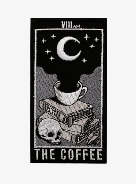 Coffee Tarot Card Patch