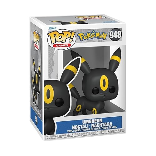 Funko POP! Games: Pokemon - Umbreon - Collectable Vinyl Figure - Gift Idea - Official Merchandise - Toys for Kids & Adults - Video Games Fans - Model Figure for Collectors and Display - POP ''4 - Multicolor