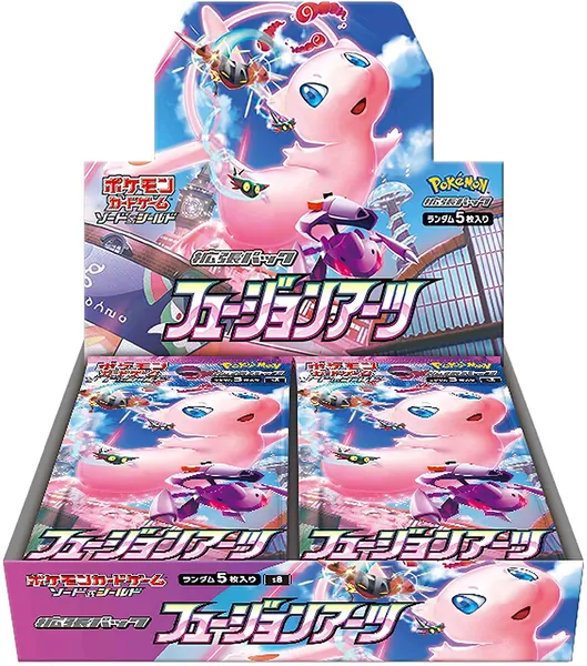 Fusion Arts Pokemon Card Game Mew Booster Pack Box Japan ver. - 