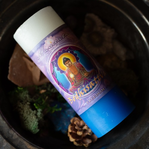 Freedom Mandala Pillar Candle | 