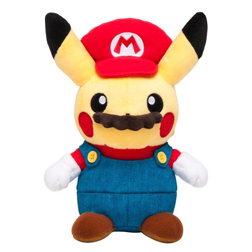 Pocket Monsters - Pokemon Center Original - Mario Pikachu - Plush Mario Pikachu - Pre Owned