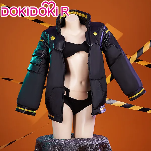 【Full Set Ready For Ship】【Size S-3XL】DokiDoki-R Anime Cyberpunk: Edgerunners Cosplay Rebecca Costume | Full Set-L