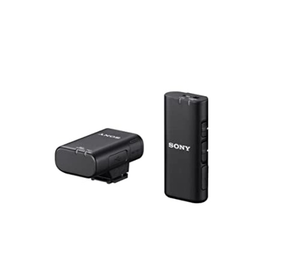 Sony ECM-W2BT - Microfono Wireless con connessione Bluetooth, Ideale per V-Log, Batteria 9 ore, per Fotocamere digitali - Single