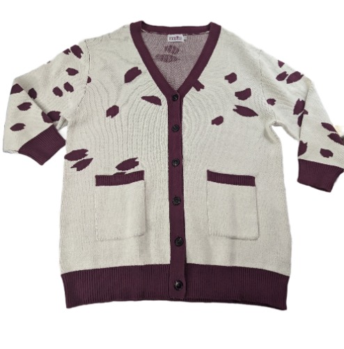 Purple Sakura Cardigan - 2XL