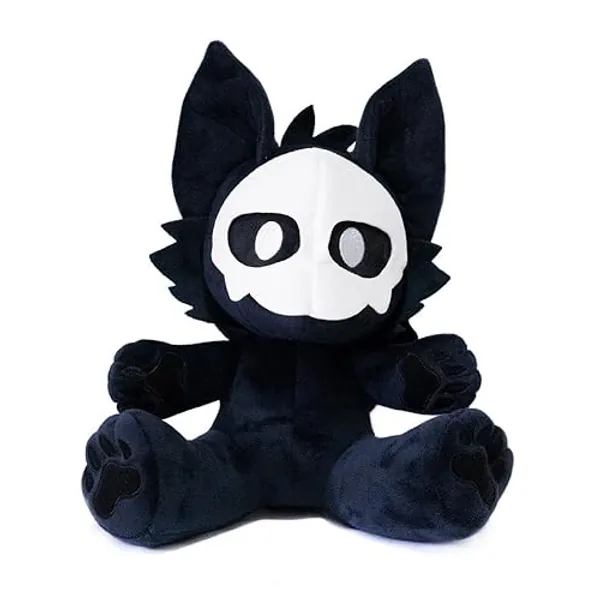 ILLVERA Anime Plushies Puro Plush Plushie, 9.8 Inch Anime Soft Stuffed Animal Doll Gift for Fans (Black,Medium) - Black - Medium