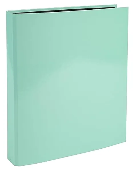 Exacompta 51563E Aquarel Ringbuch. Made in Germany. 4-D-Ring-Mechanik DIN A4 Füllhöhe 25 mm Pastell-Grün Kalender Organizer Ring-Ordner Hefter Plastikordner ideal für Büro und Schule