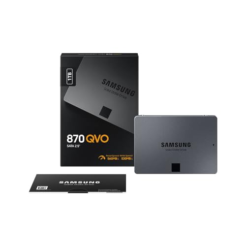 Samsung 870 QVO 2 TB SATA 2.5 Inch Internal Solid State Drive (SSD) (MZ-77Q2T0) - 2 TB - 870 QVO - Single