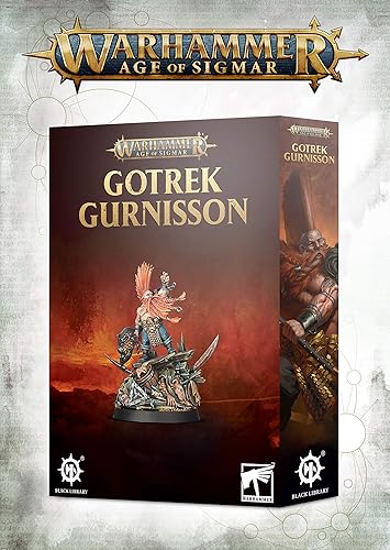 Warhammer Age of Sigmar Games Workshop Gotrek Gurnison, Black