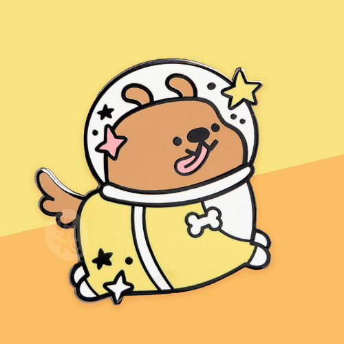 Cosmic Pup Enamel Pin - A Grade