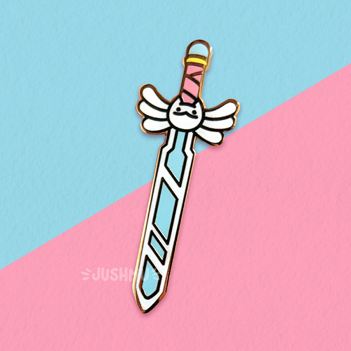 Itty Bitty Sword Enamel Pin - B Grade
