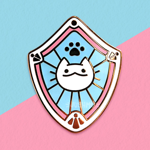 Itty Bitty Shield Enamel Pin - B Grade