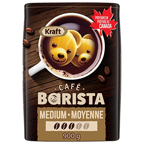 KRAFT CAFE BARISTA Medium Roasted Ground Coffee, 900g