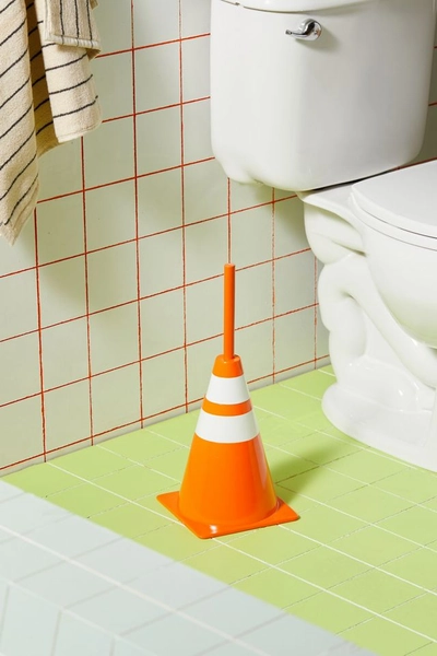 Traffic Cone Toilet Brush