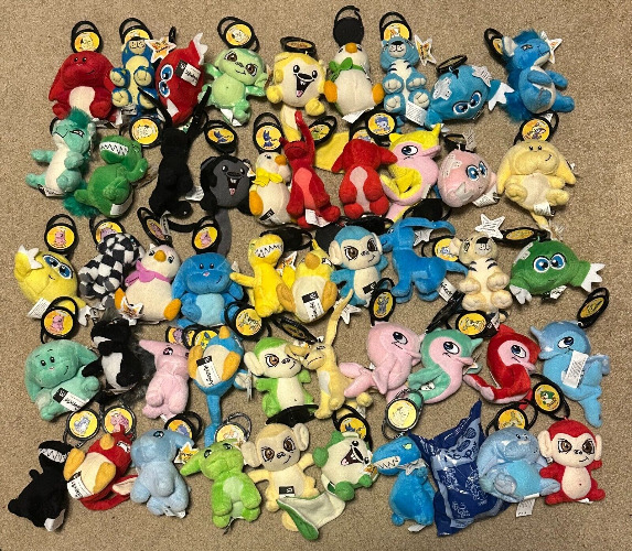 Neopets McDonalds Plush Happy Meal - 2004, 2005 Lot of 130+ (48 with Clips)