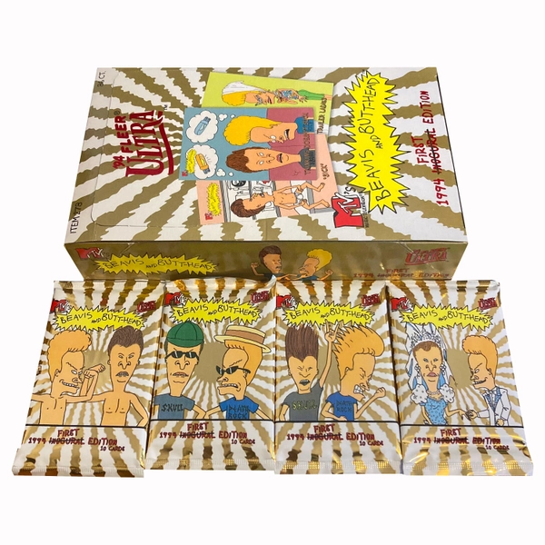1 pack of Beavis and Butthead vintage trading cards