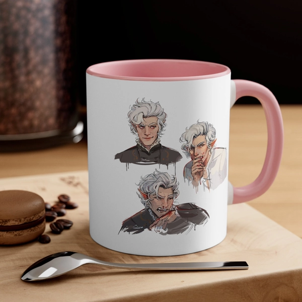 Astarion Baldurs Mug, Astarion Baldur's Gate 3 Fan Gamer Mug, Accent Coffee Mug 11oz