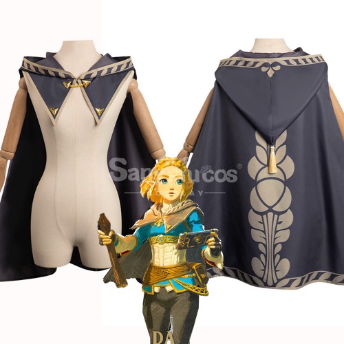 【In Stock】Game The Legend of Zelda Cosplay Twilight Princess Cloak Cosplay Accessory - S
